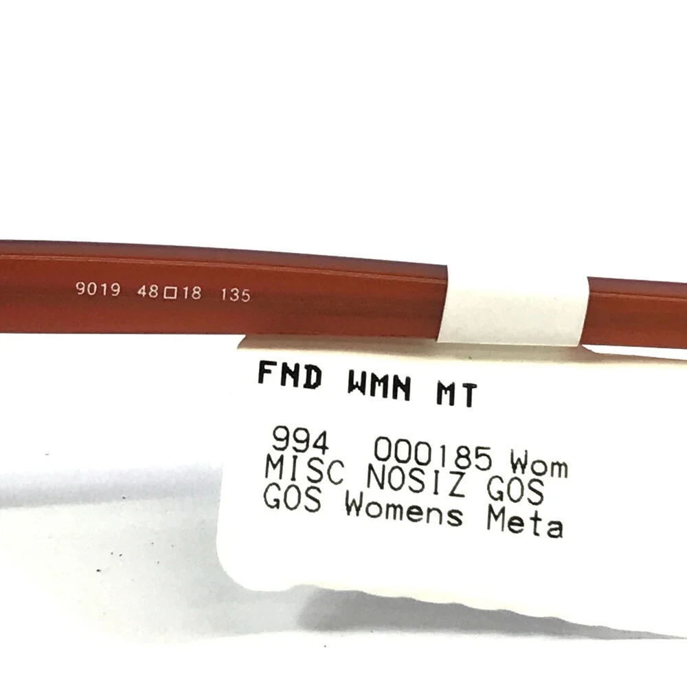 ogi Petite Eyeglasses Frames 9019 COL. 61 Burnt Orange Cat Eye 48-18-135
